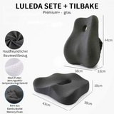 LULEDA SETE und TILBAKE - ultimatives Set für rückenfreundliches Sitzen