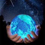 LULEDA MANE - Galaktische Mondlampe für himmlische Erholung in Deinem Zuhause