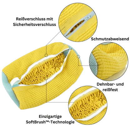 LULEDA ShoeSpa - Premium Schuh-Waschbeutel mit SoftBrush™-Technologie